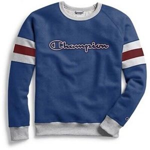 Champion color block Crew Neck Sweatshirt_Mens_Size Medium